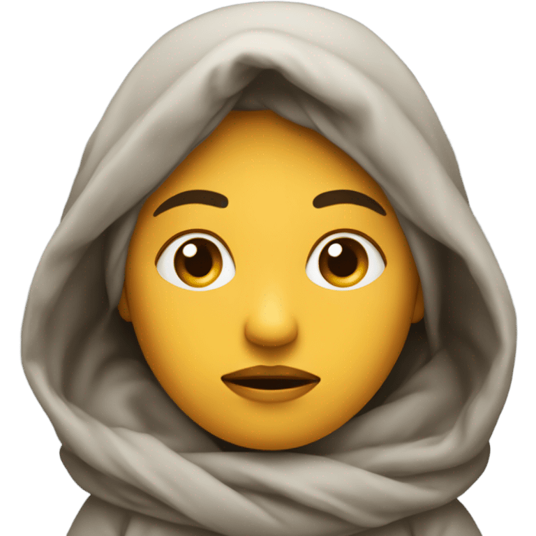 Cold fat lady emoji