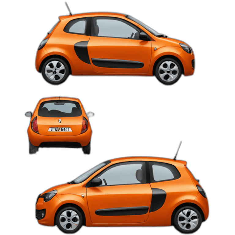 Renault twingo orange emoji