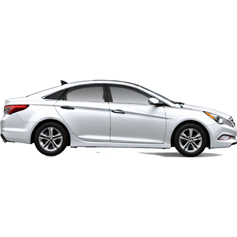 2012 Hyundai Sonata Blue side view emoji