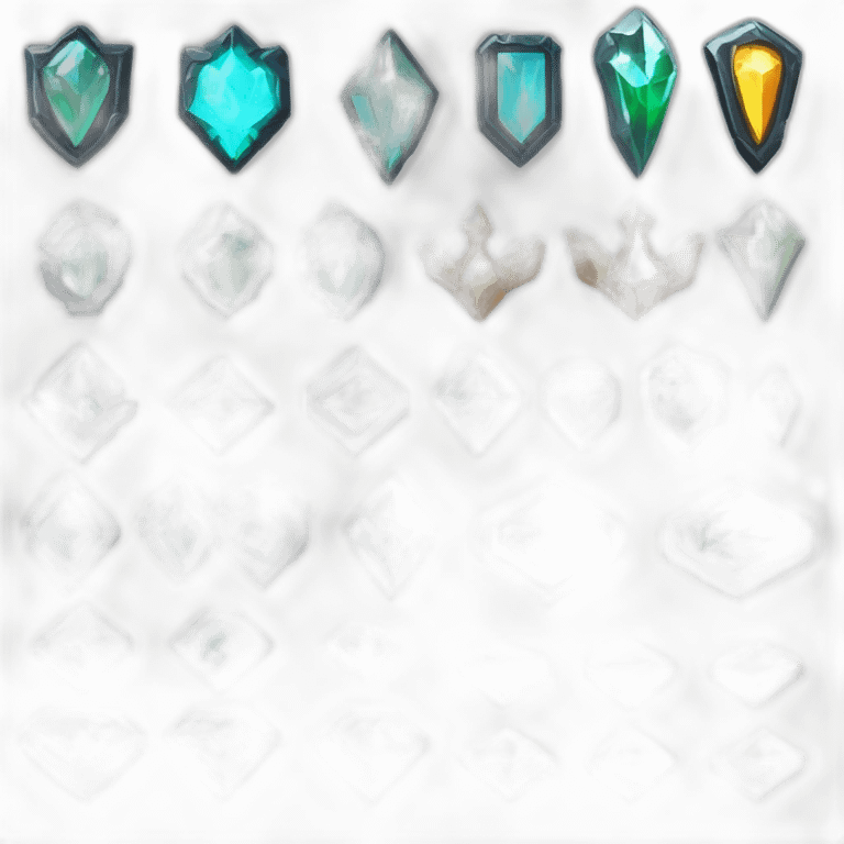 Pixel Battle Badge Winter Cold Diamond Obsidian Emerald Flame Shiny Glow Reward Legendary Unique Epic Mystery emoji