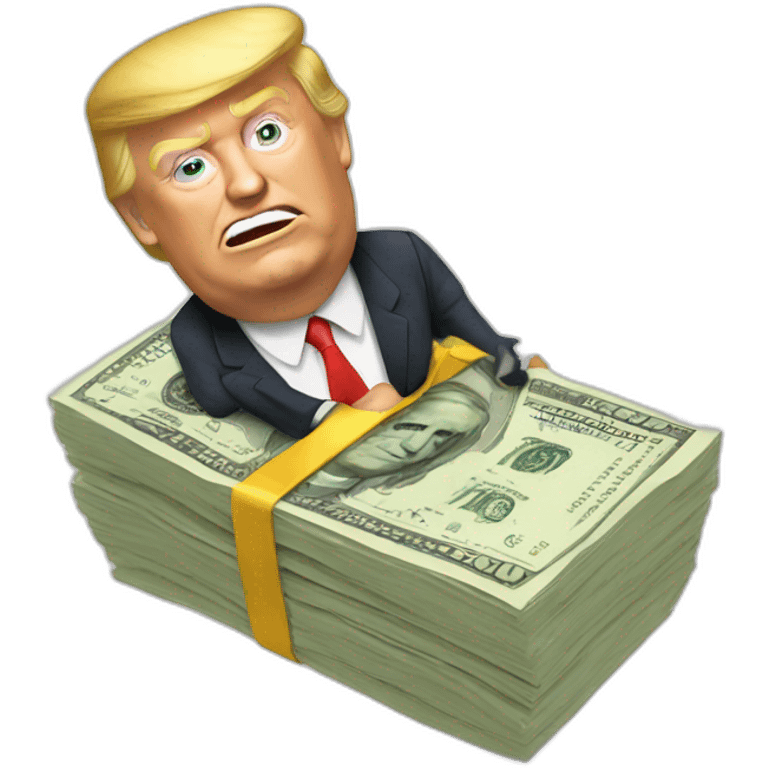 Trump money emoji