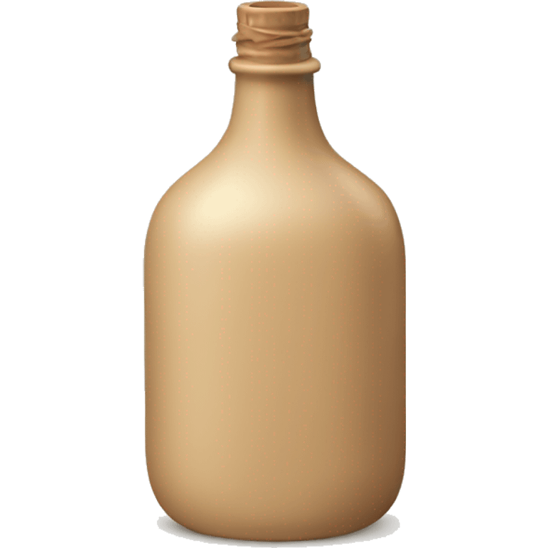 Beige bottle emoji