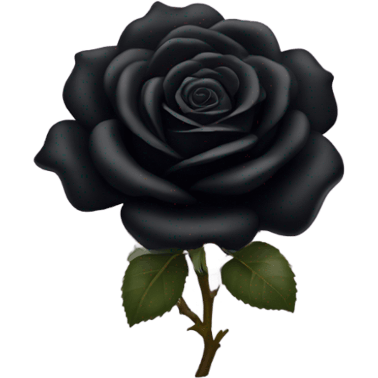 Black Rose  emoji