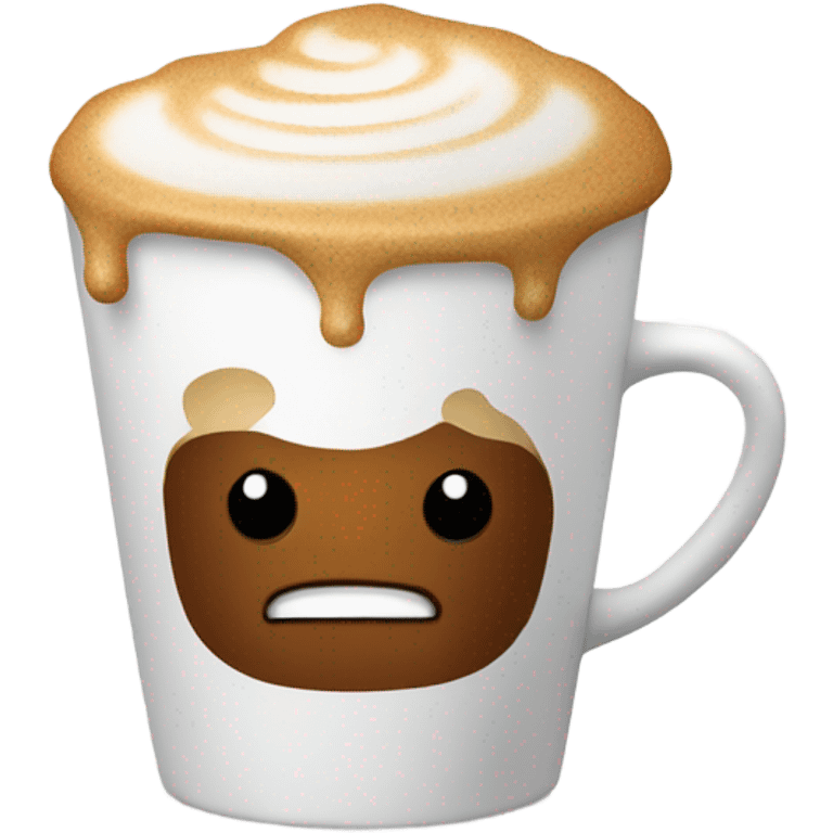 Coffee with foam  emoji