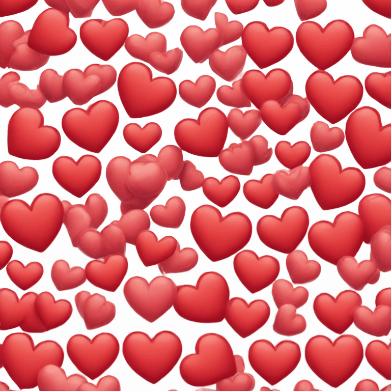 Heart red small in emoji emoji