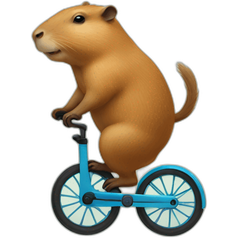 capybara on a unicycle emoji