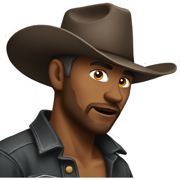 Hot cowboy  emoji