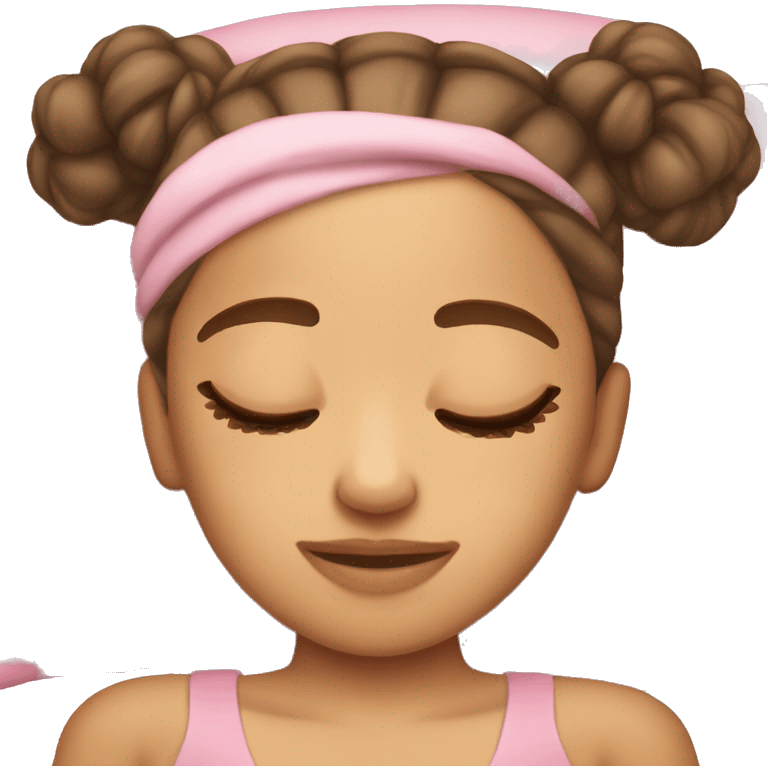 Ariana Grande sleeping emoji