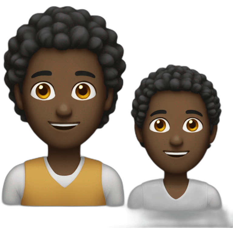 black man getting emoji