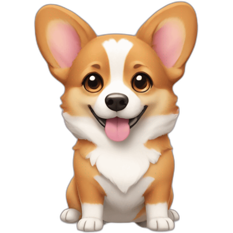 corgi heart emoji