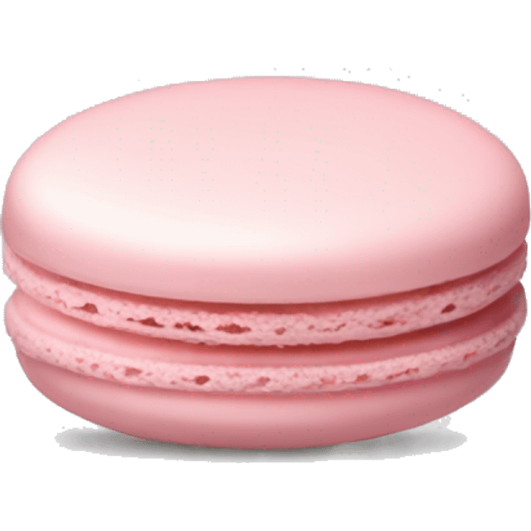 Light pink macaron emoji