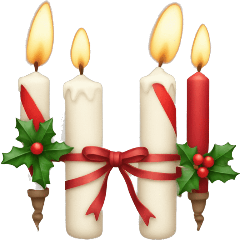 christmas candle emoji