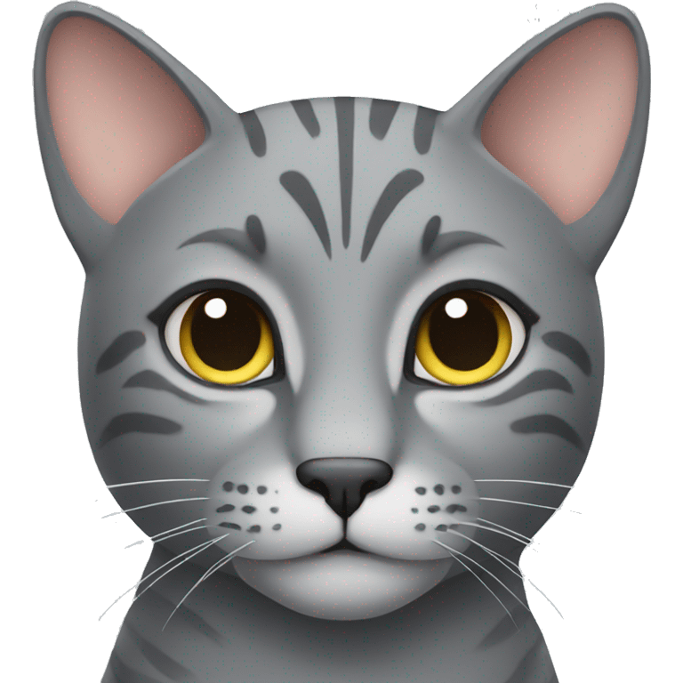 big gray cat emoji