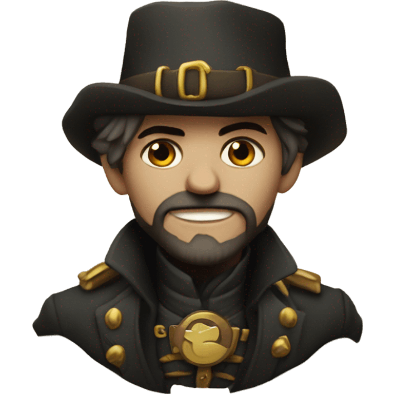 Corvo com círculo dourado atrás da cabeça  emoji