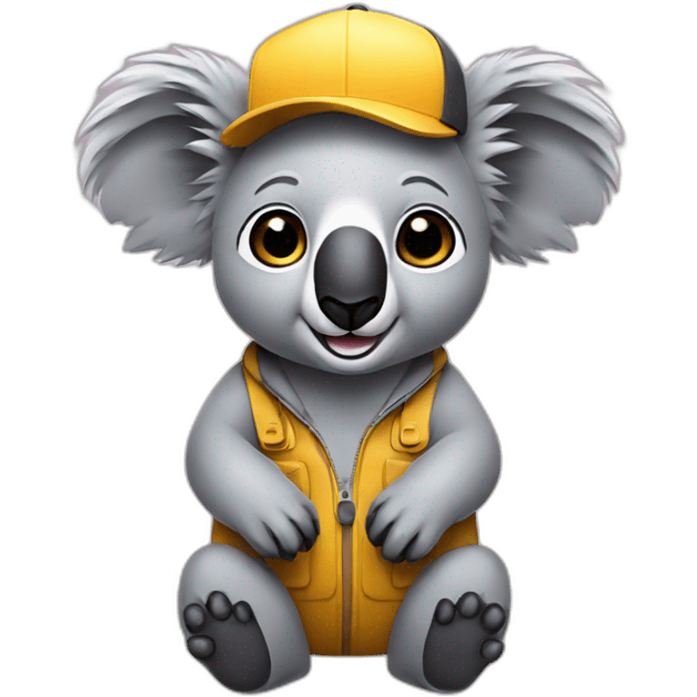 koala disk jockey emoji