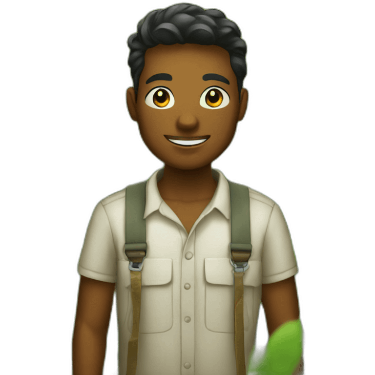 young farmers on a field emoji