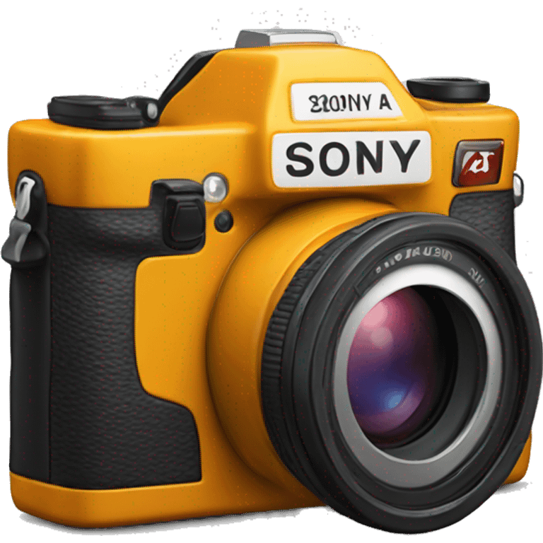 Camera Sony a7 emoji