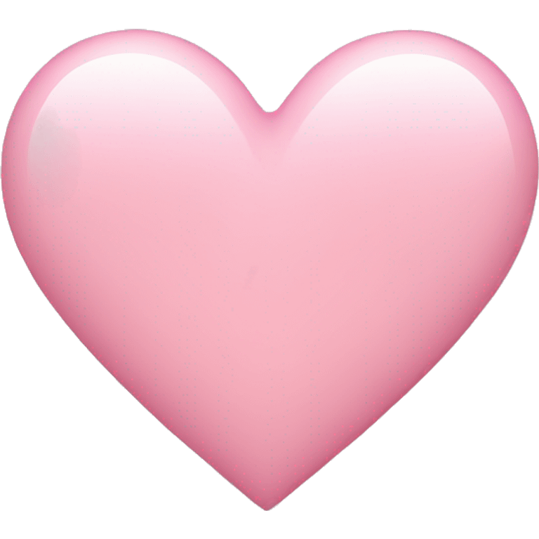 light pink heart emoji