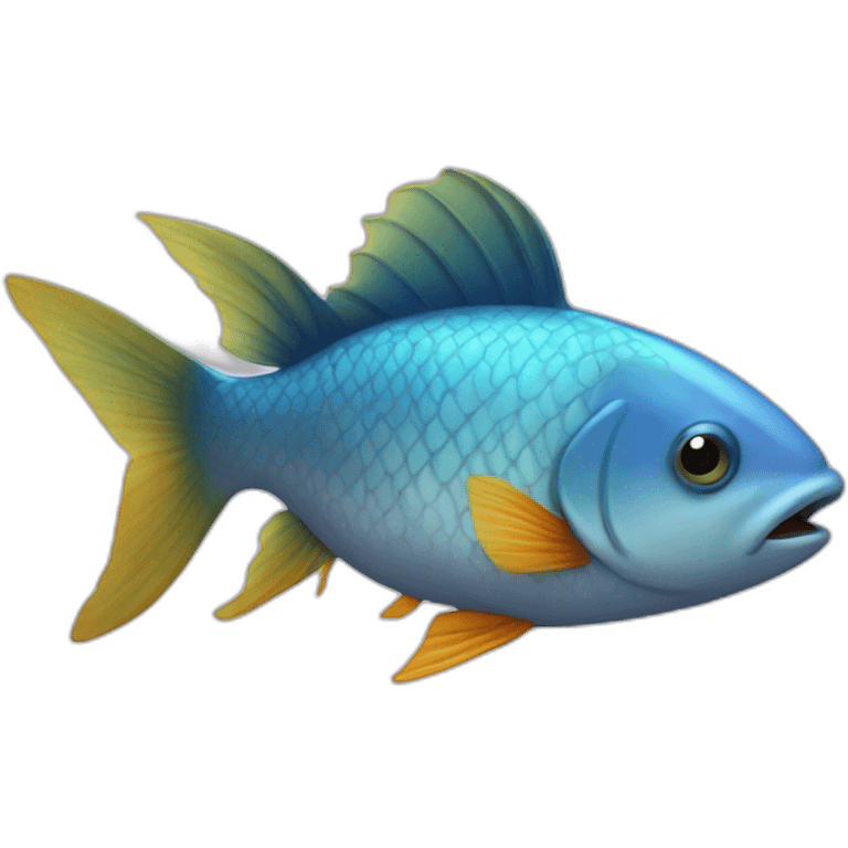 poisson qui dort emoji