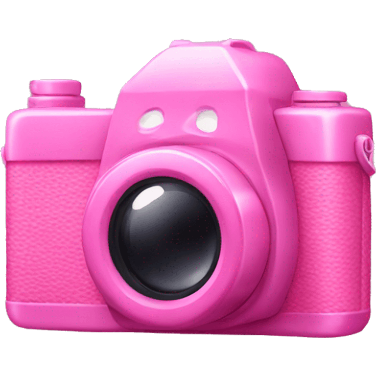 Pink camera  emoji