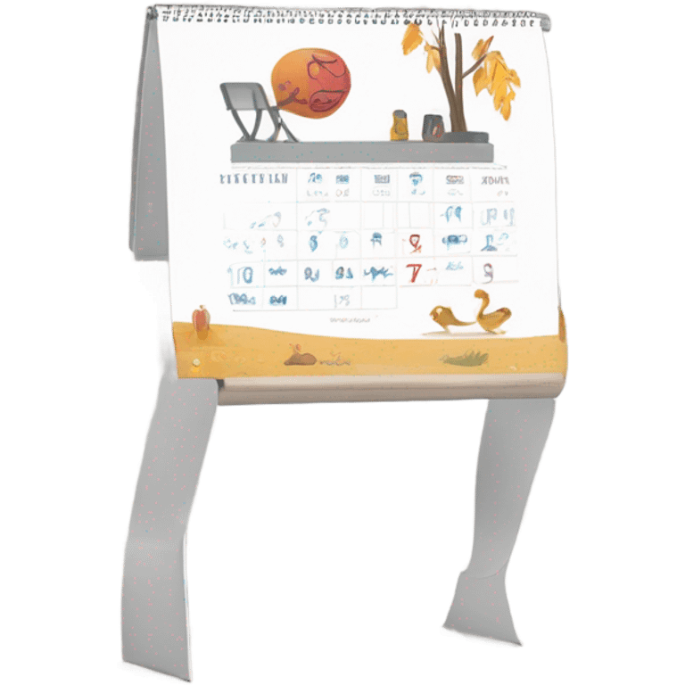 Desk calendar  emoji