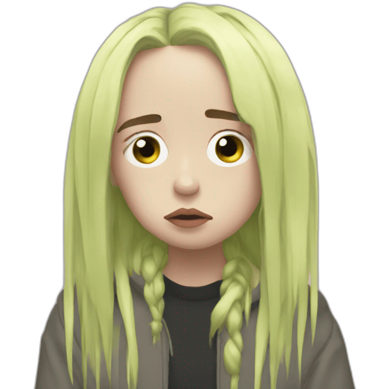 billie eilish sad emoji