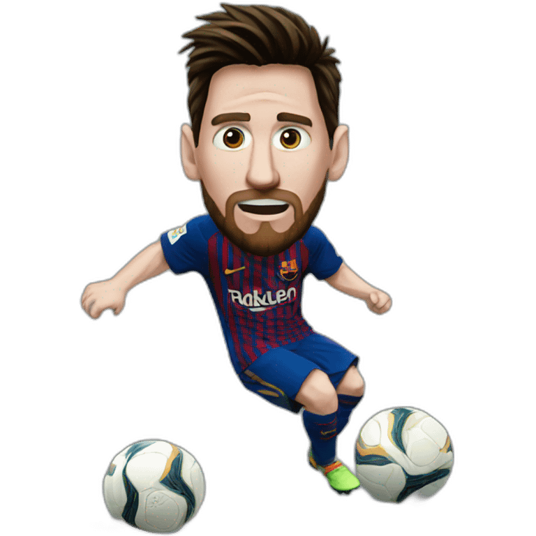 Messi as a theif emoji