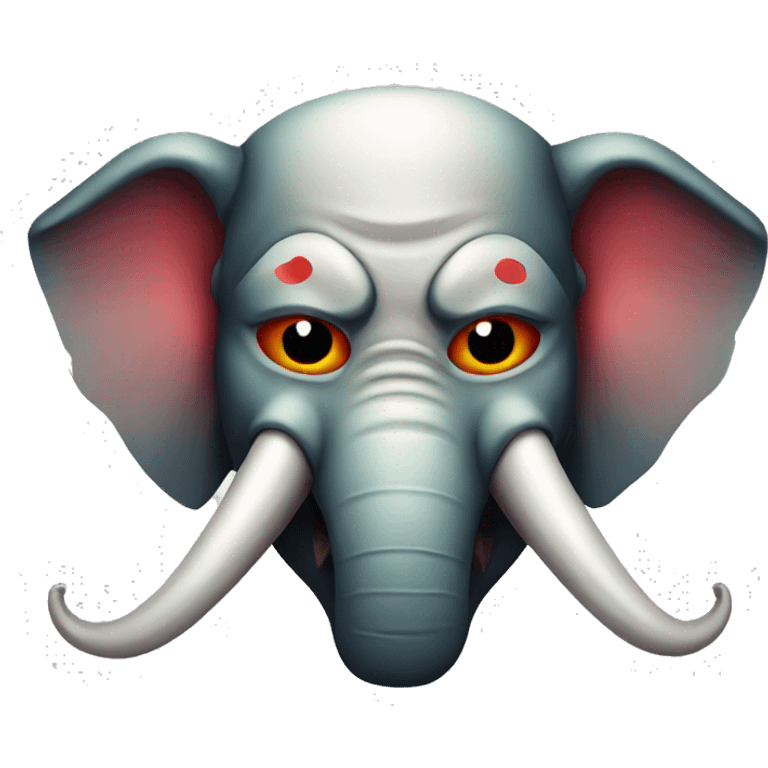 oni japanese mask elephant emoji