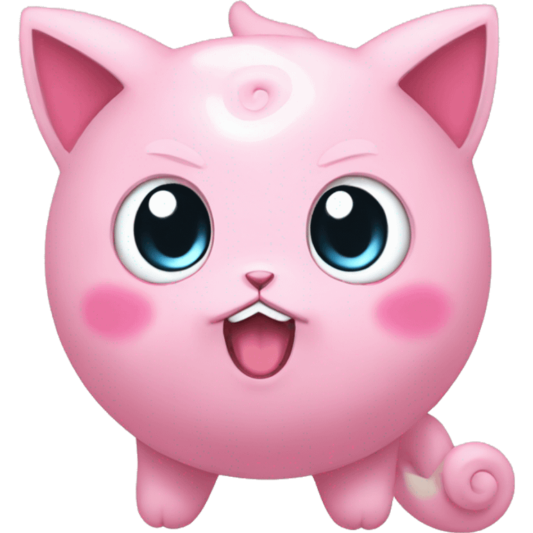 jigglypuff with fuur emoji