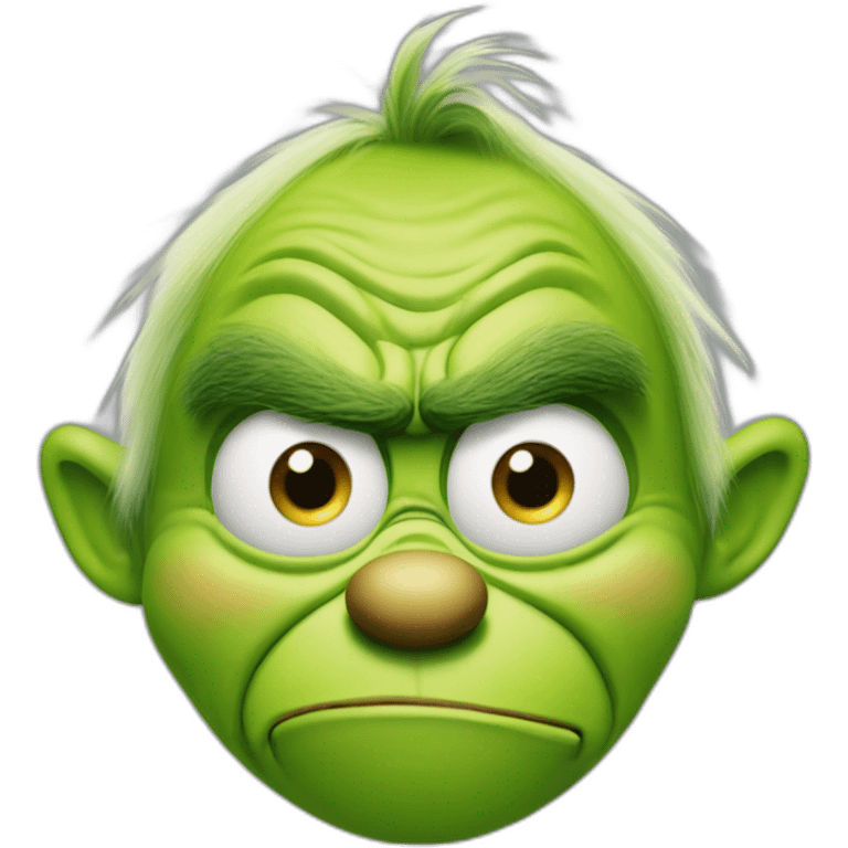 Jim Carrey grinch with disgust face  emoji