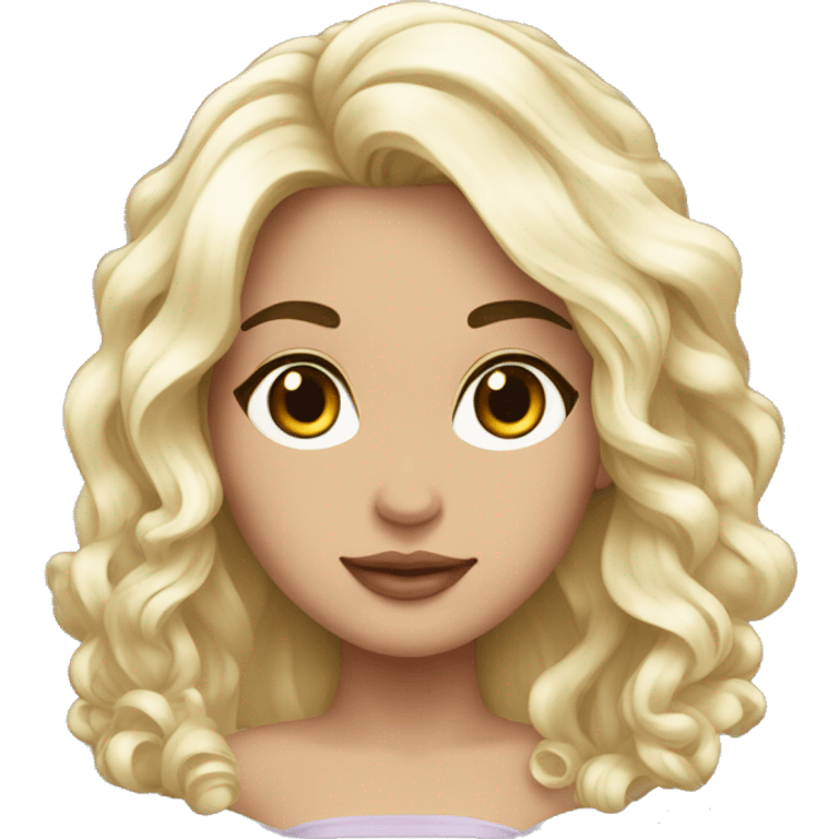 prima tez blanca cabello liso y negro emoji