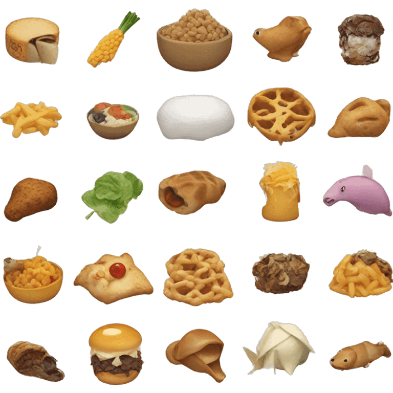 animal kingdom food emoji