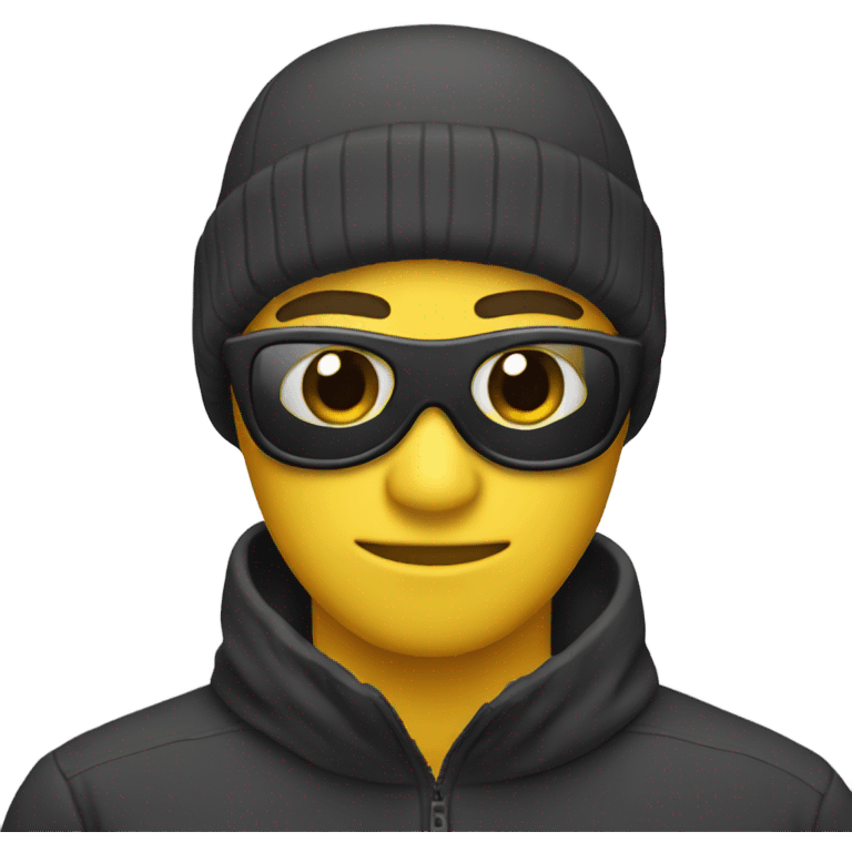 person wearing ski mask  emoji