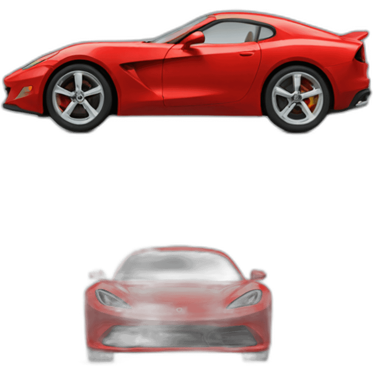 red sports car emoji