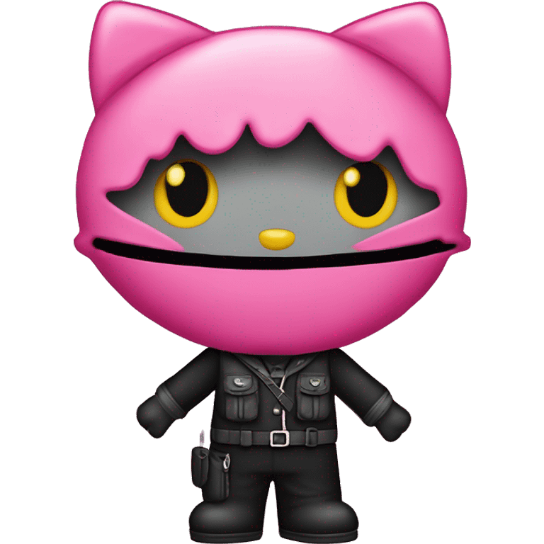 puedes hacer un antifas de hello kitty emoji