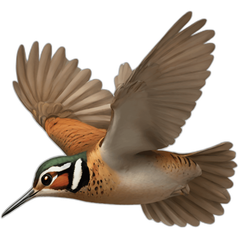 woodcock flying emoji