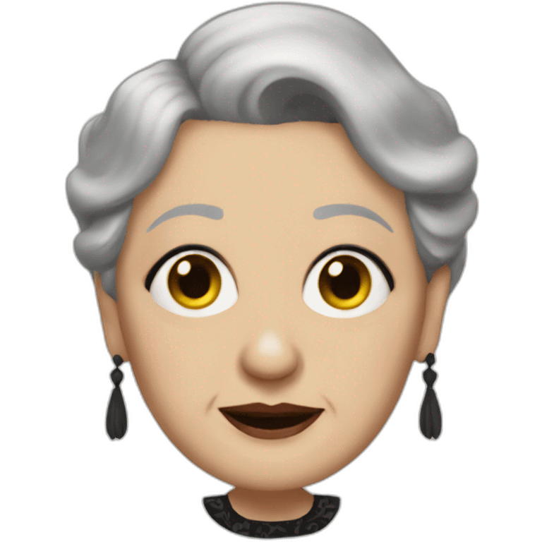 Abuela Addams emoji