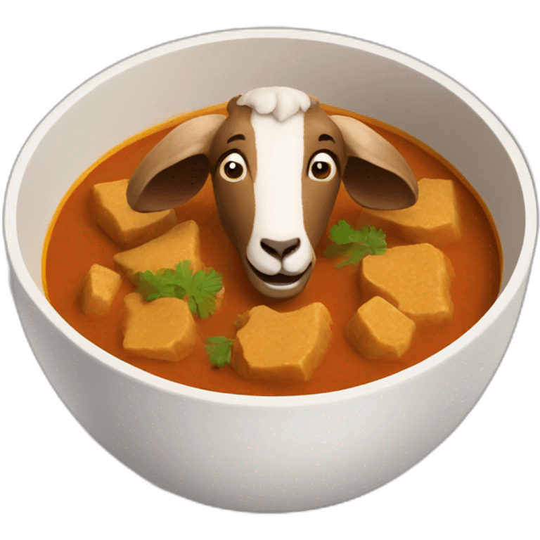 goat curry in a bowl emoji