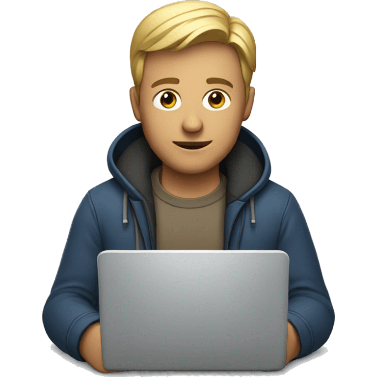 a man with a laptop emoji