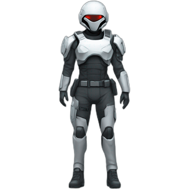 futuristic Phantom squad Infiltration armored pants ghost effect emoji