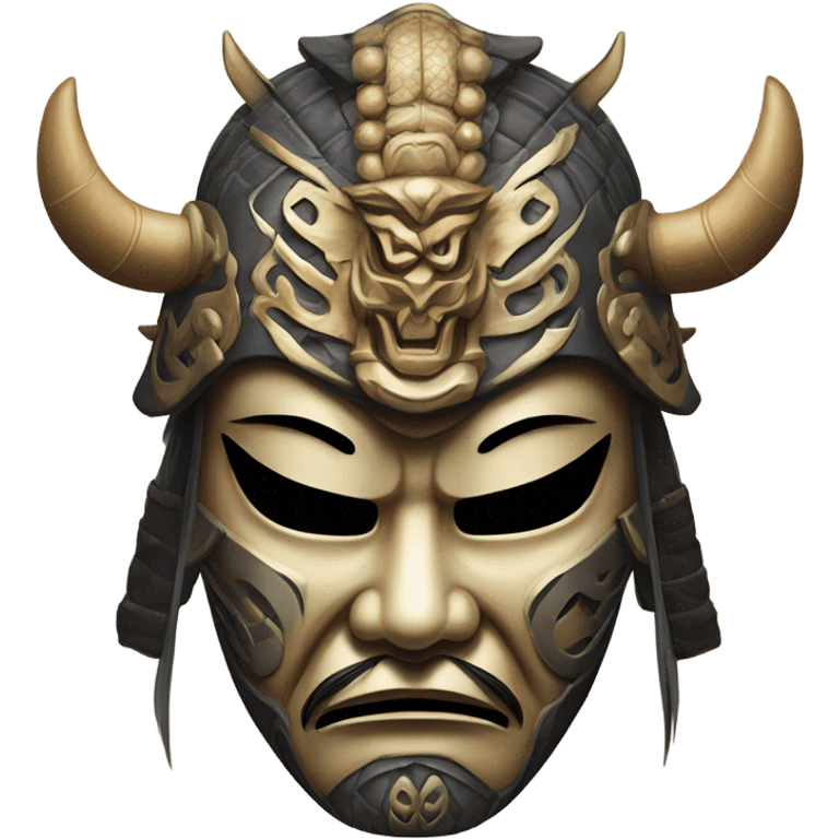 Samurai mask emoji