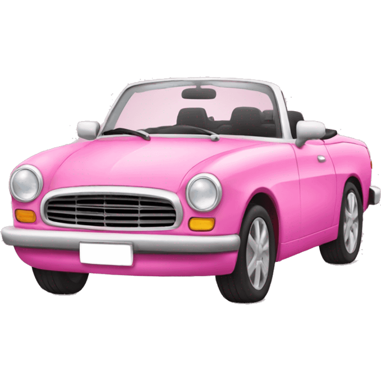 pink convertible  emoji