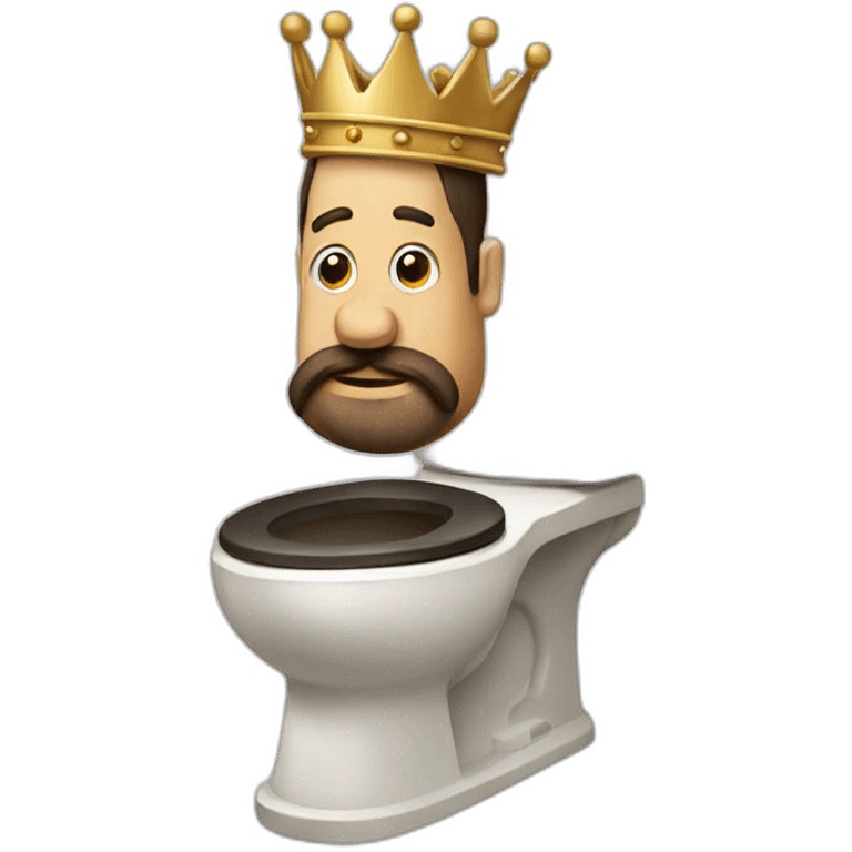 king toilet emoji