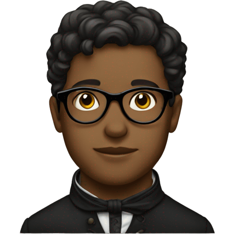 victorian young man with glasses emoji