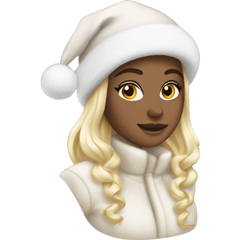 White Christmas accessories  emoji