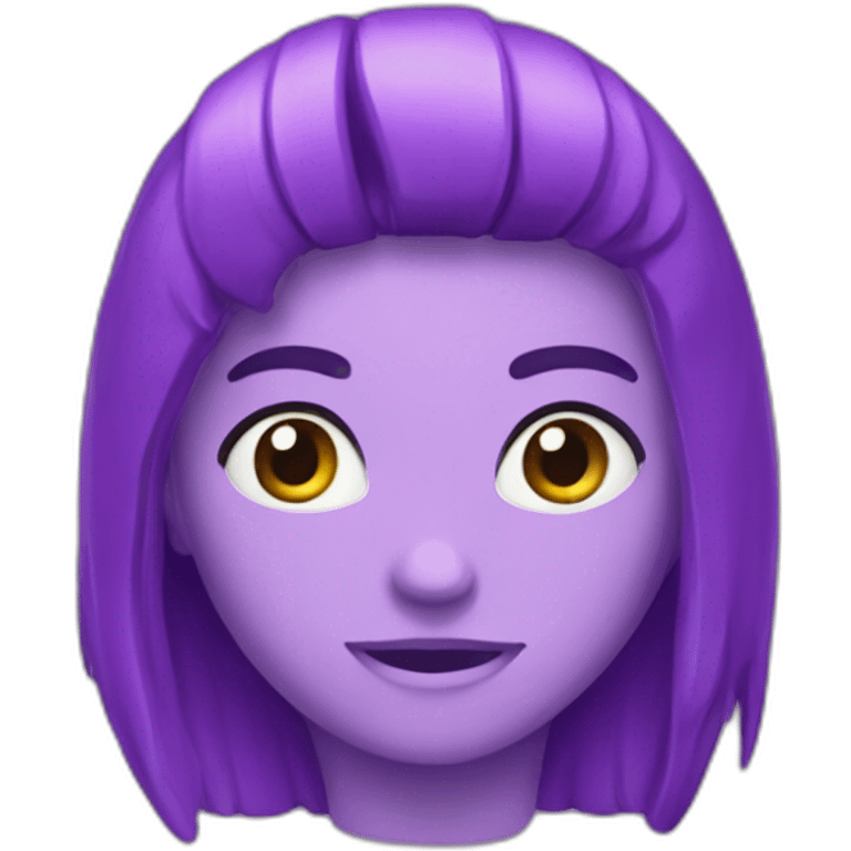 coração roxo a explodir emoji