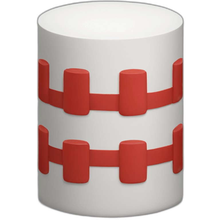 red-and-white-cylinder emoji