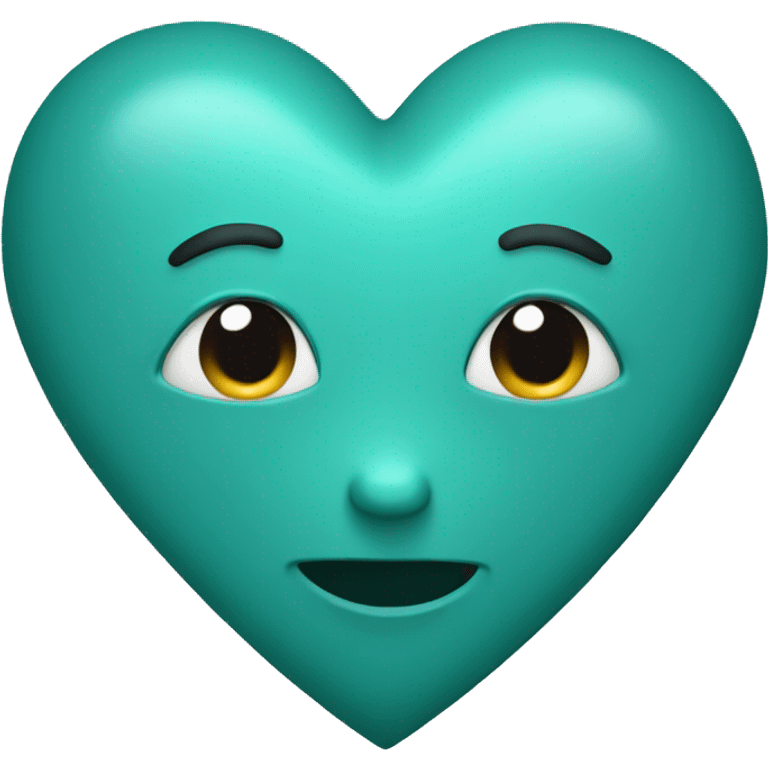 teal heart  emoji