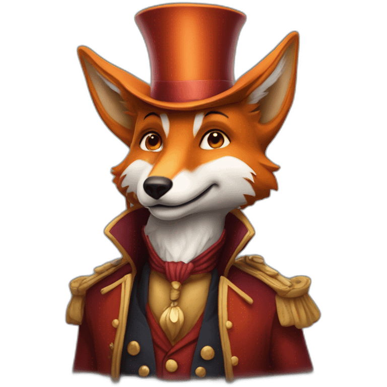 un renard magicien emoji