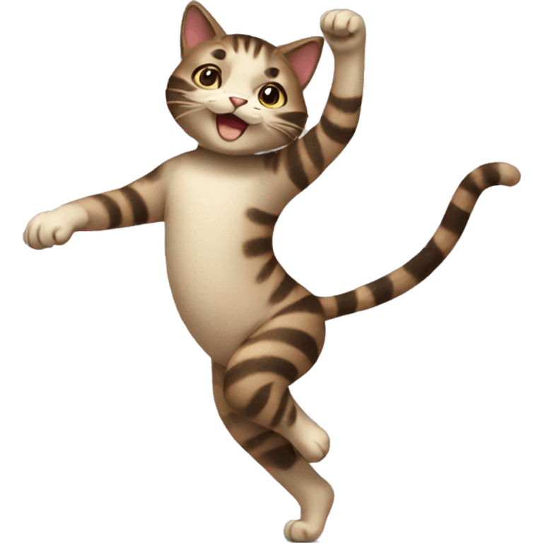 Dancing cat emoji